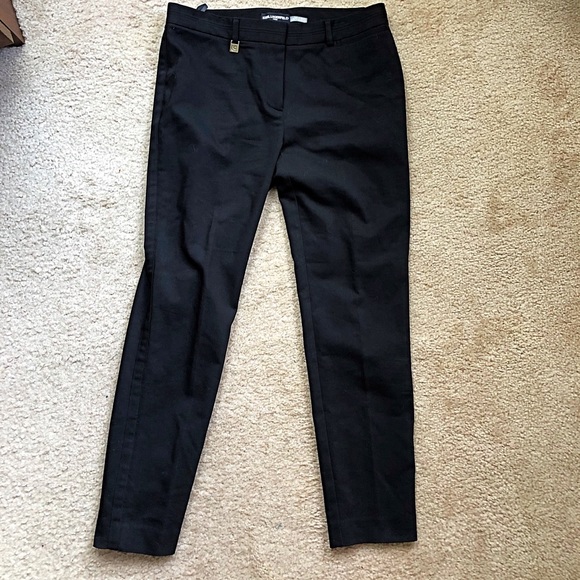 Karl Lagerfeld Paris black pants size M - Picture 3 of 6